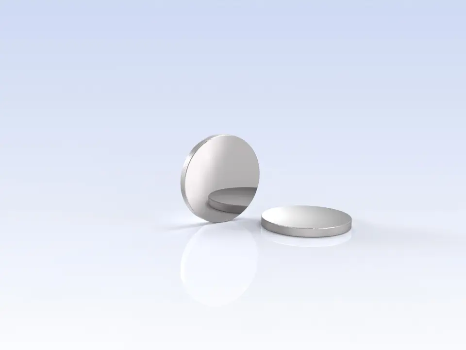 Silver mirror for visible light
